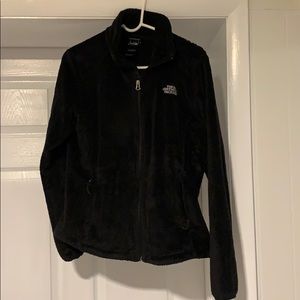 Women’s Black Fuzzy The North Face Jacket